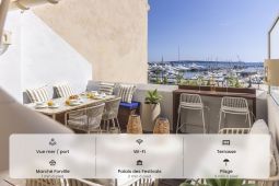 4 PIECES MODERNE AVEC TERRASSE VUE MER ET VIEUX PORT à 2 min du  Palais des Festivals
