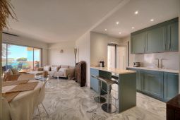 SUPERB 2 BEDROOMS TERRACE  PARKING SEA VIEW 18 min from palais des festivals