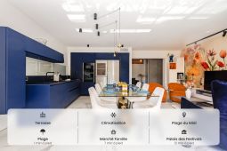 MAGNIFIQUE 3 CHAMBRES DESIGN  12 min du palais des festivals
